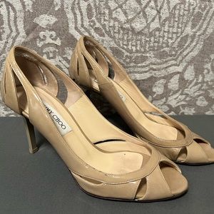 Jimmy Choo pre-owned leather heels. Size 39